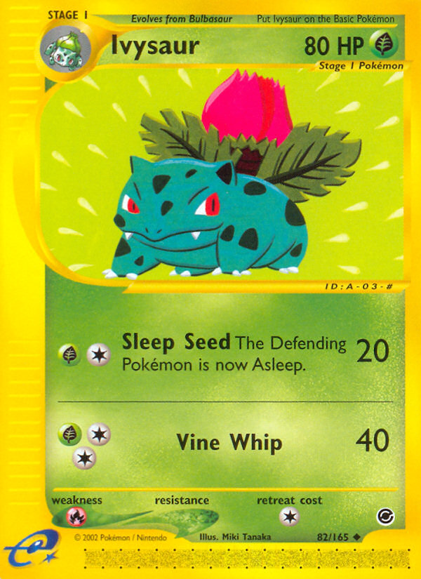 Ivysaur (82/165) [Expedition: Base Set] | Dumpster Cat Games