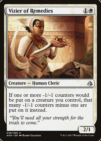 Vizier of Remedies [Amonkhet] | Dumpster Cat Games