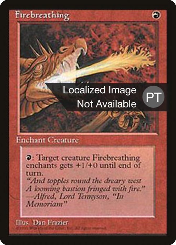 Firebreathing [Fourth Edition (Foreign Black Border)] | Dumpster Cat Games