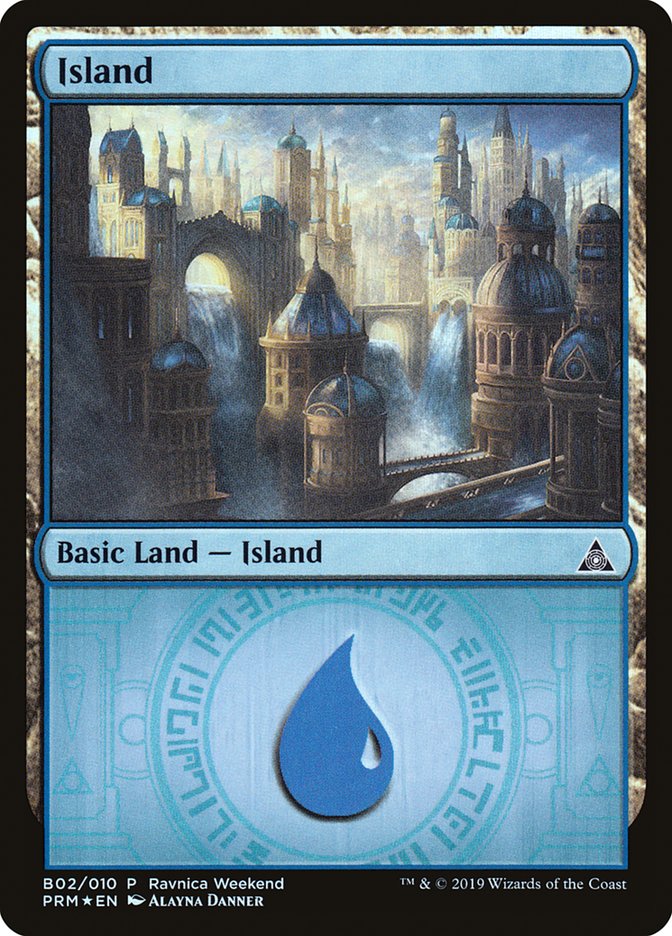 Island (B02) [Ravnica Allegiance Guild Kit] | Dumpster Cat Games