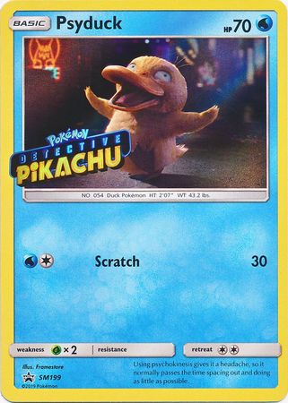 Psyduck Detective (SM199) (Pikachu Stamped) [Sun & Moon: Black Star Promos] | Dumpster Cat Games