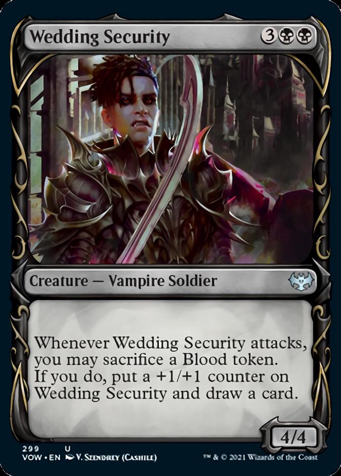 Wedding Security (Showcase Fang Frame) [Innistrad: Crimson Vow] | Dumpster Cat Games