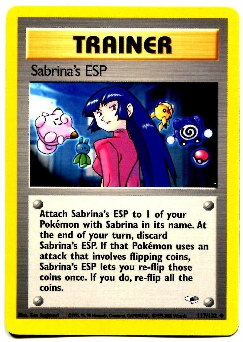 Sabrina's ESP (117/132) [Gym Heroes Unlimited] | Dumpster Cat Games