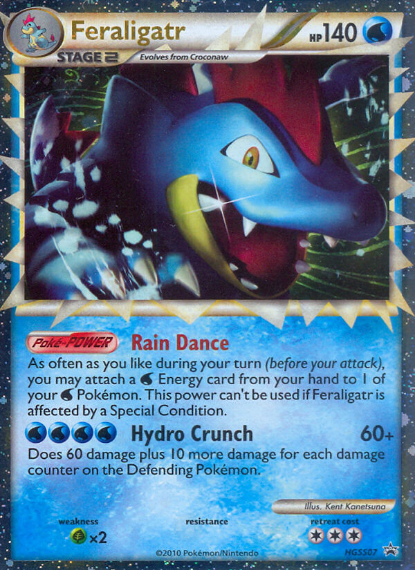 Feraligatr (HGSS07) [HeartGold & SoulSilver: Black Star Promos] | Dumpster Cat Games