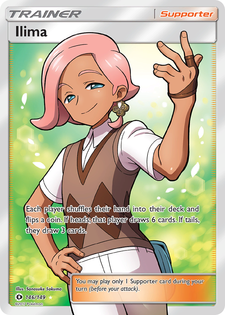 Ilima (146/149) [Sun & Moon: Base Set] | Dumpster Cat Games