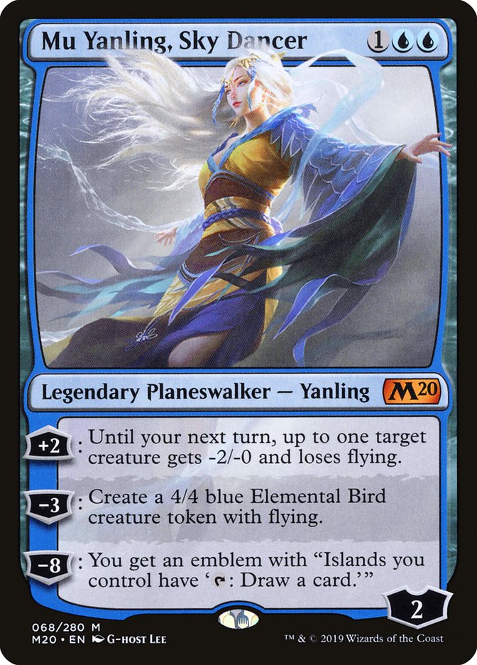 Mu Yanling, Sky Dancer [Core Set 2020] | Dumpster Cat Games