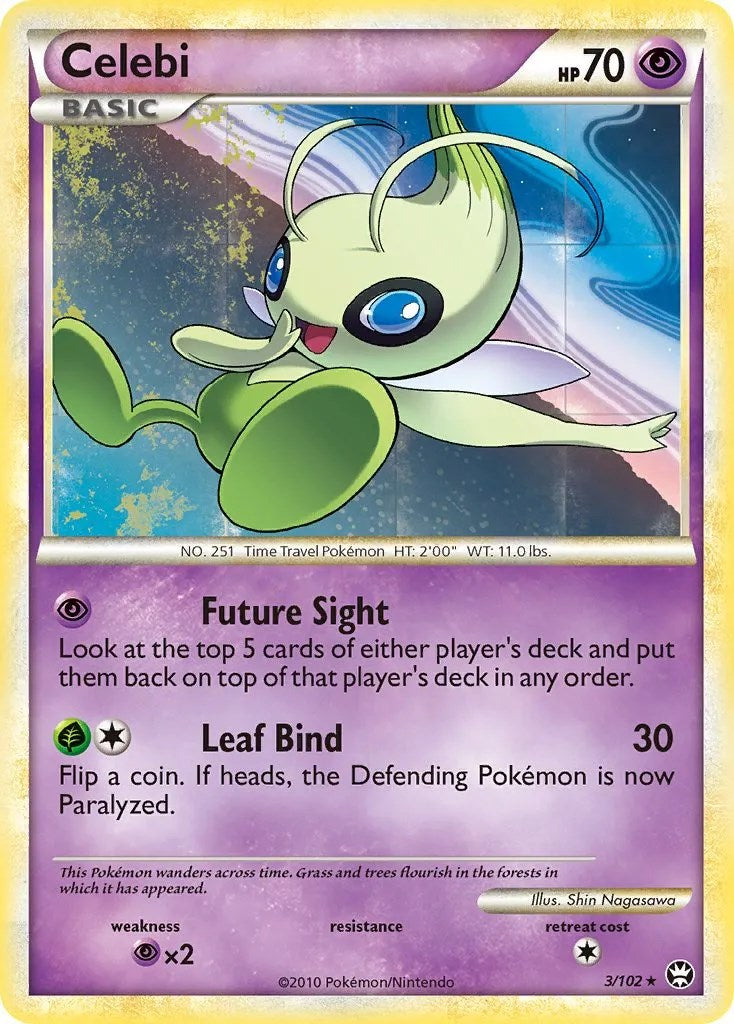 Celebi (3/102) (Movie Exclusive) [HeartGold & SoulSilver: Triumphant] | Dumpster Cat Games