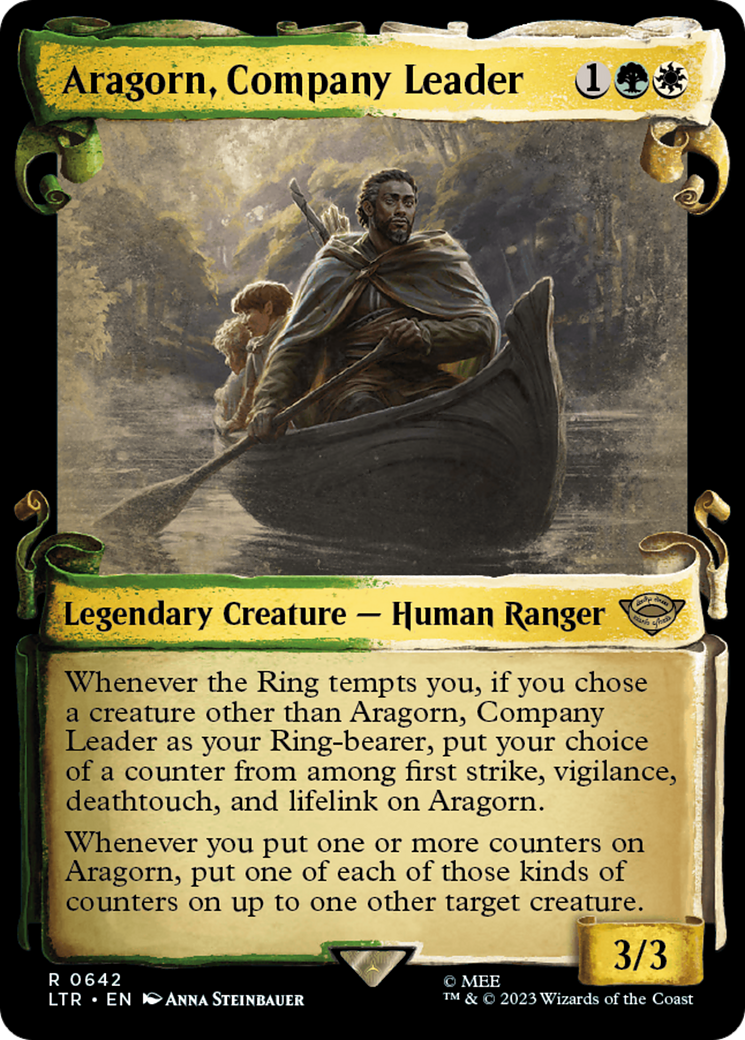 Aragorn, Company Leader [The Lord of the Rings: Tales of Middle-Earth Showcase Scrolls] | Dumpster Cat Games