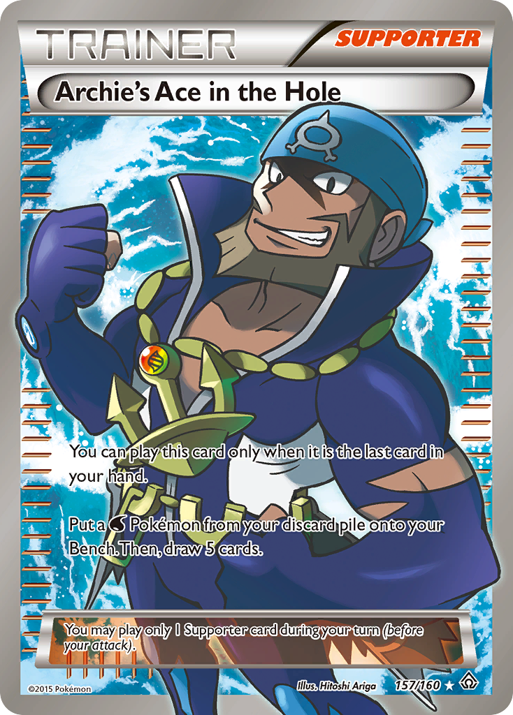 Archie's Ace in the Hole (157/160) [XY: Primal Clash] | Dumpster Cat Games