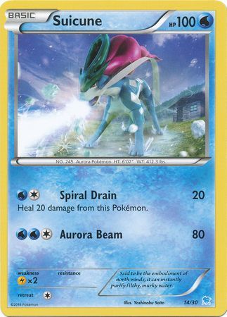 Suicune (14/30) [XY: Trainer Kit 3 - Suicune] | Dumpster Cat Games