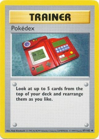 Pokedex (87/102) [Base Set Shadowless Unlimited] | Dumpster Cat Games