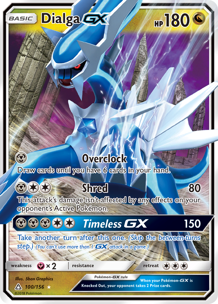 Dialga GX (100/156) [Sun & Moon: Ultra Prism] | Dumpster Cat Games