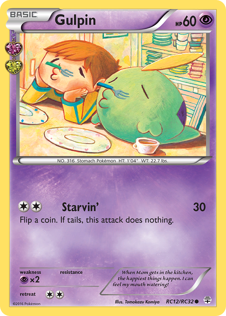 Gulpin (RC12/RC32) [XY: Generations] | Dumpster Cat Games