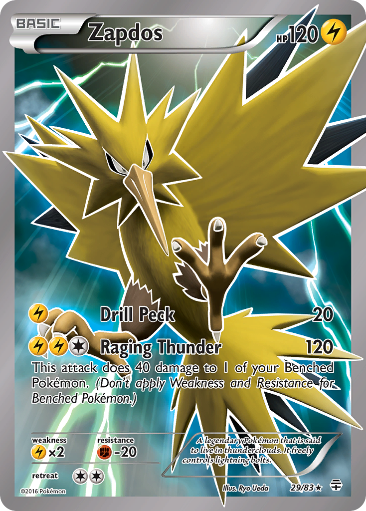 Zapdos (29/83) [XY: Generations] | Dumpster Cat Games