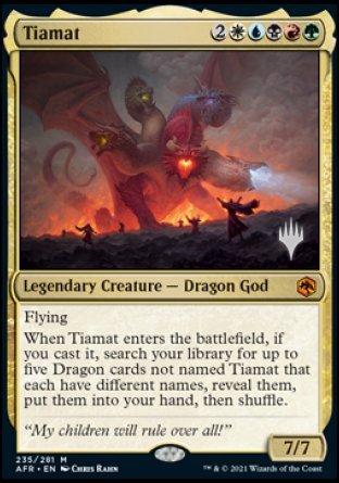 Tiamat (Promo Pack) [Dungeons & Dragons: Adventures in the Forgotten Realms Promos] | Dumpster Cat Games