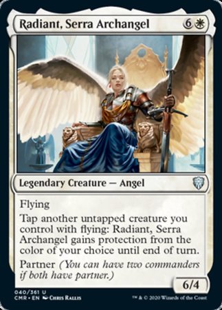 Radiant, Serra Archangel [Commander Legends] | Dumpster Cat Games