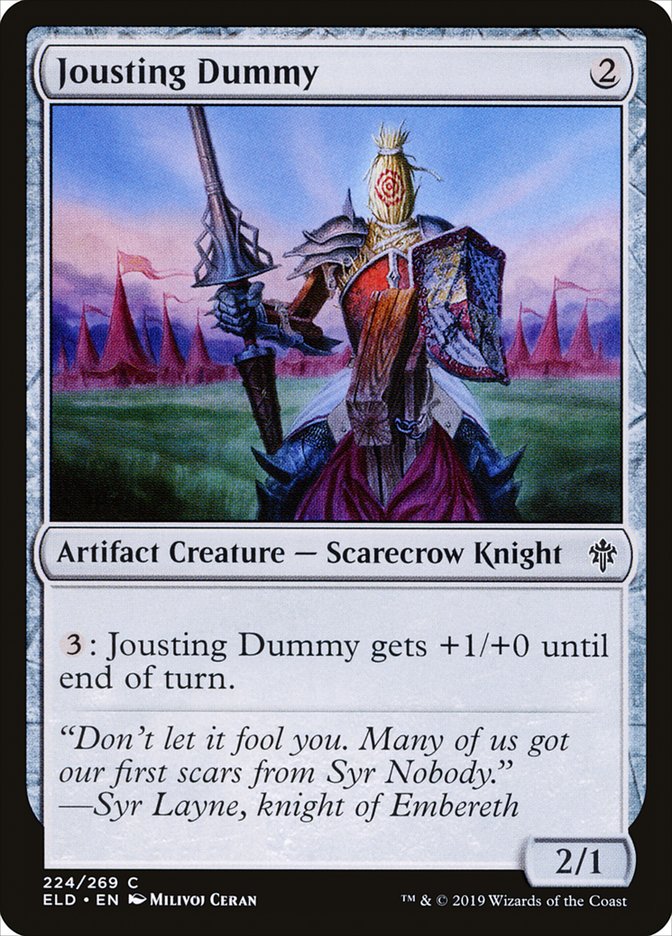 Jousting Dummy [Throne of Eldraine] | Dumpster Cat Games