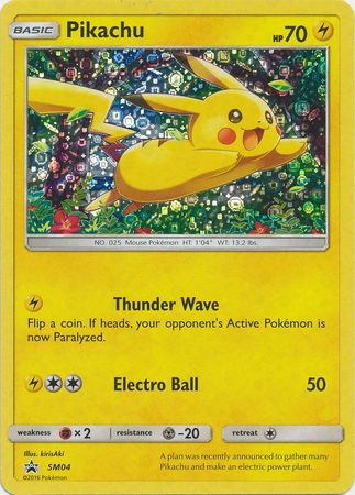 Pikachu (SM04) (General Mills Promo) [Sun & Moon: Black Star Promos] | Dumpster Cat Games