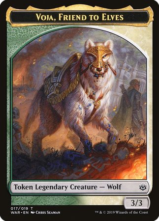 Voja, Friend to Elves Token [War of the Spark Tokens] | Dumpster Cat Games