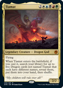 Tiamat [Dungeons & Dragons: Adventures in the Forgotten Realms] | Dumpster Cat Games