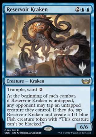 Reservoir Kraken (Promo Pack) [Streets of New Capenna Promos] | Dumpster Cat Games