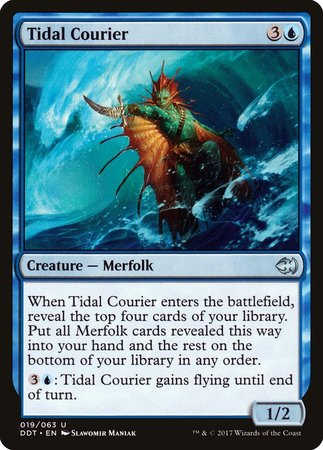 Tidal Courier [Duel Decks: Merfolk vs. Goblins] | Dumpster Cat Games