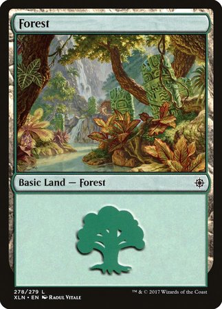 Forest (278) [Ixalan] | Dumpster Cat Games