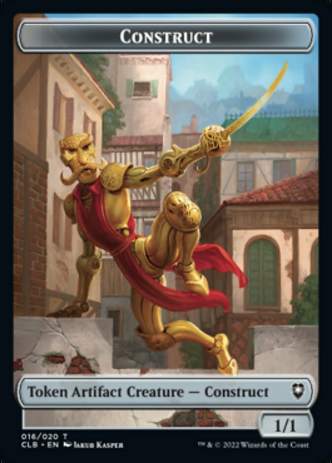 Construct Token [Commander Legends: Battle for Baldur's Gate Tokens] | Dumpster Cat Games