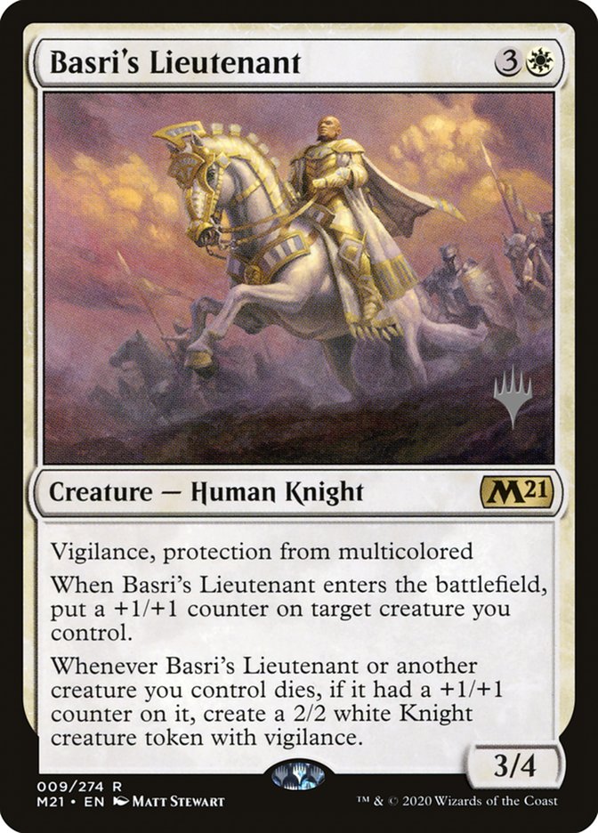 Basri's Lieutenant (Promo Pack) [Core Set 2021 Promos] | Dumpster Cat Games