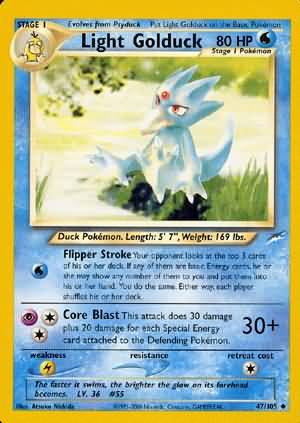 Light Golduck (47/105) [Neo Destiny Unlimited] | Dumpster Cat Games