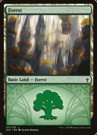 Forest (127) [GRN Guild Kit] | Dumpster Cat Games