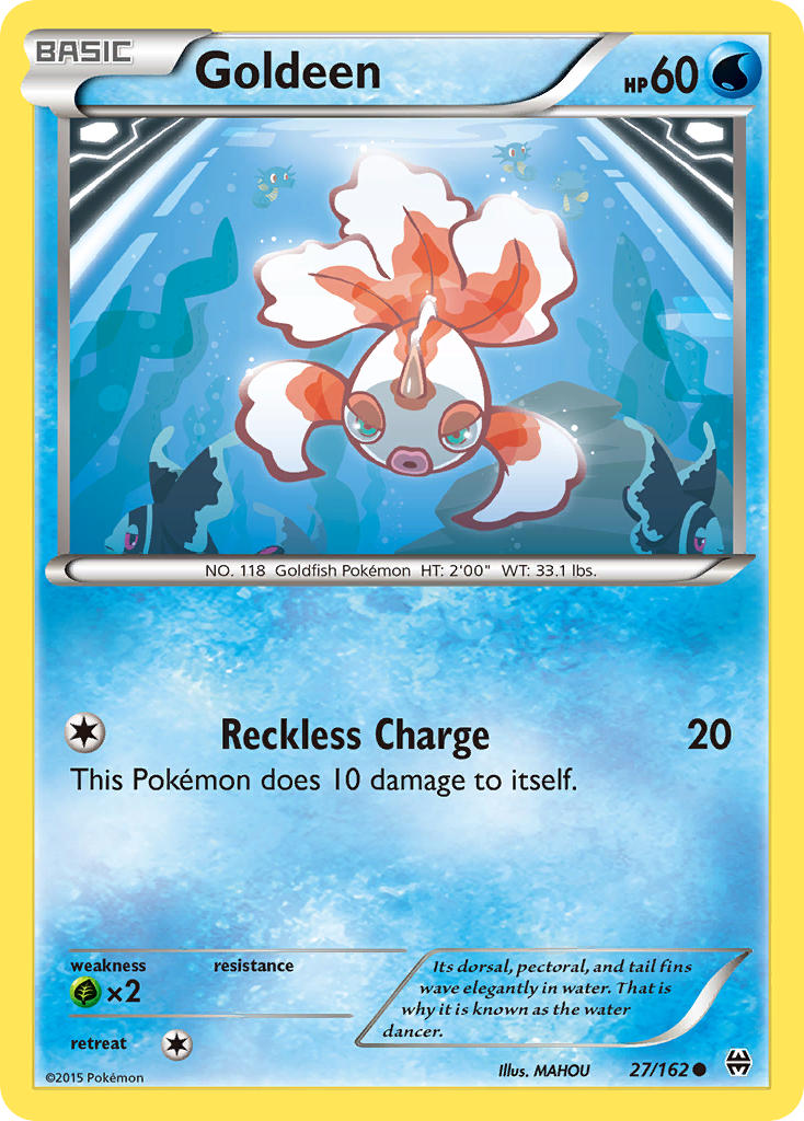 Goldeen (27/162) [XY: BREAKthrough] | Dumpster Cat Games