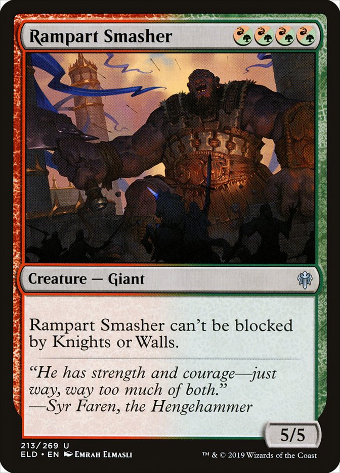 Rampart Smasher [Throne of Eldraine] | Dumpster Cat Games