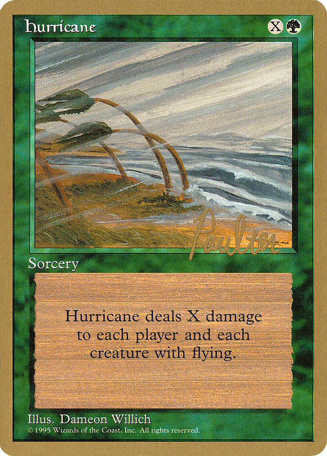 Hurricane (Preston Poulter) [Pro Tour Collector Set] | Dumpster Cat Games