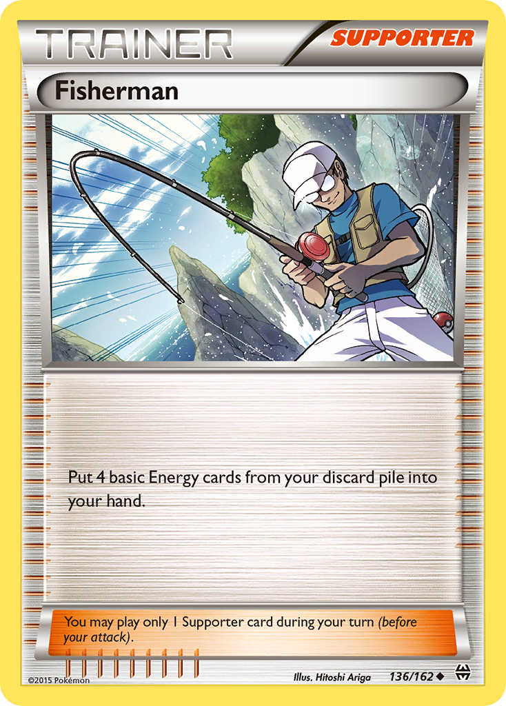 Fisherman (136/162) [XY: BREAKthrough] | Dumpster Cat Games