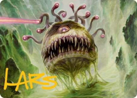 Beholder Art Card (Gold-Stamped Signature) [Dungeons & Dragons: Adventures in the Forgotten Realms Art Series] | Dumpster Cat Games