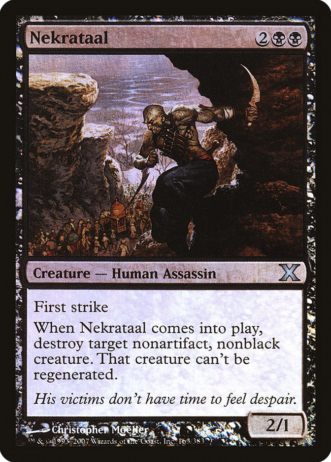 Nekrataal (Premium Foil) [Tenth Edition] | Dumpster Cat Games