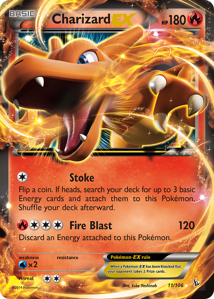 Charizard EX (11/106) [XY: Flashfire] | Dumpster Cat Games