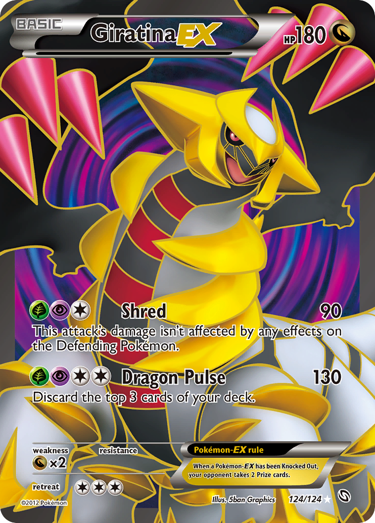 Giratina EX (124/124) [Black & White: Dragons Exalted] | Dumpster Cat Games