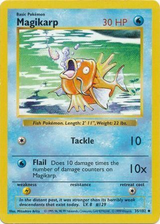 Magikarp (35/102) [Base Set Shadowless Unlimited] | Dumpster Cat Games