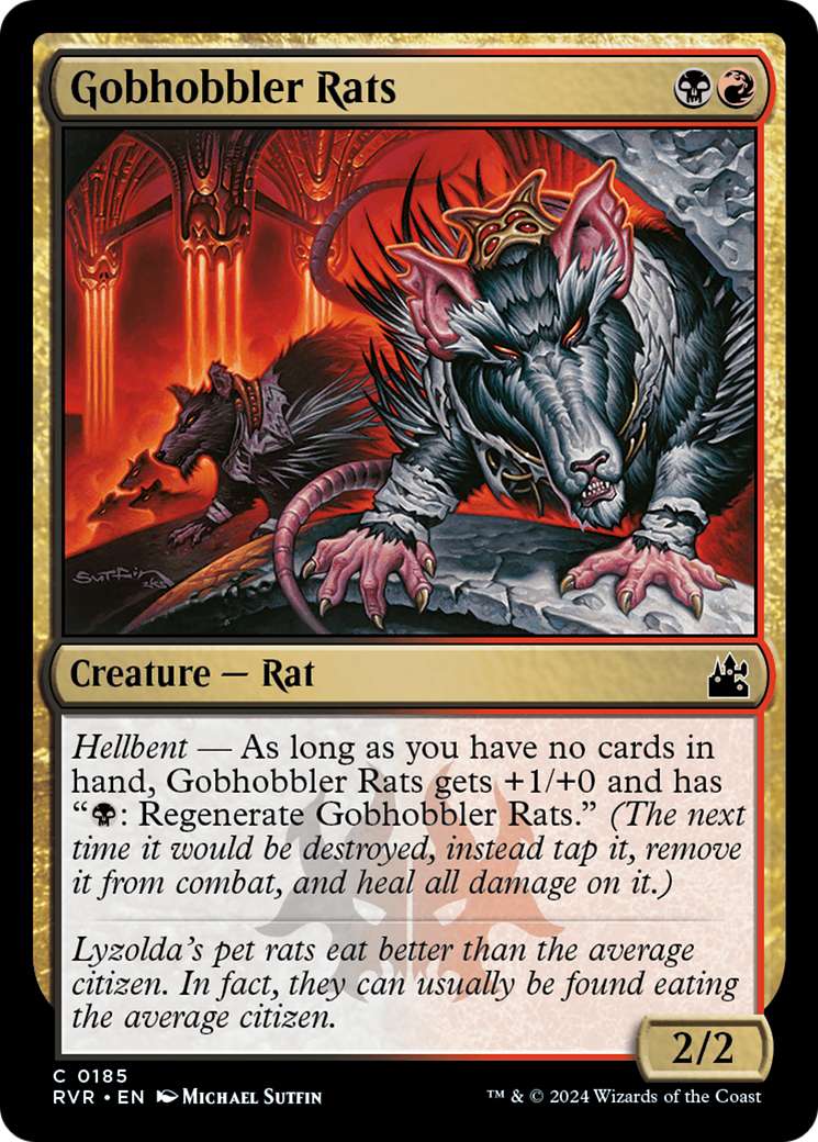 Gobhobbler Rats [Ravnica Remastered] | Dumpster Cat Games