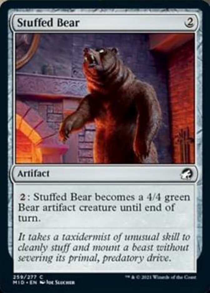 Stuffed Bear [Innistrad: Midnight Hunt] | Dumpster Cat Games