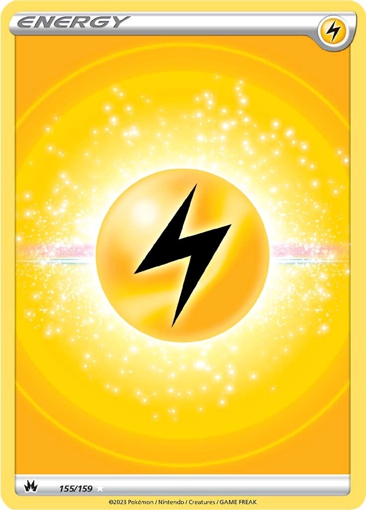 Lightning Energy (155/159) (Texture Full Art) [Sword & Shield: Crown Zenith] | Dumpster Cat Games