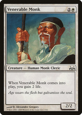 Venerable Monk [Duel Decks: Divine vs. Demonic] | Dumpster Cat Games