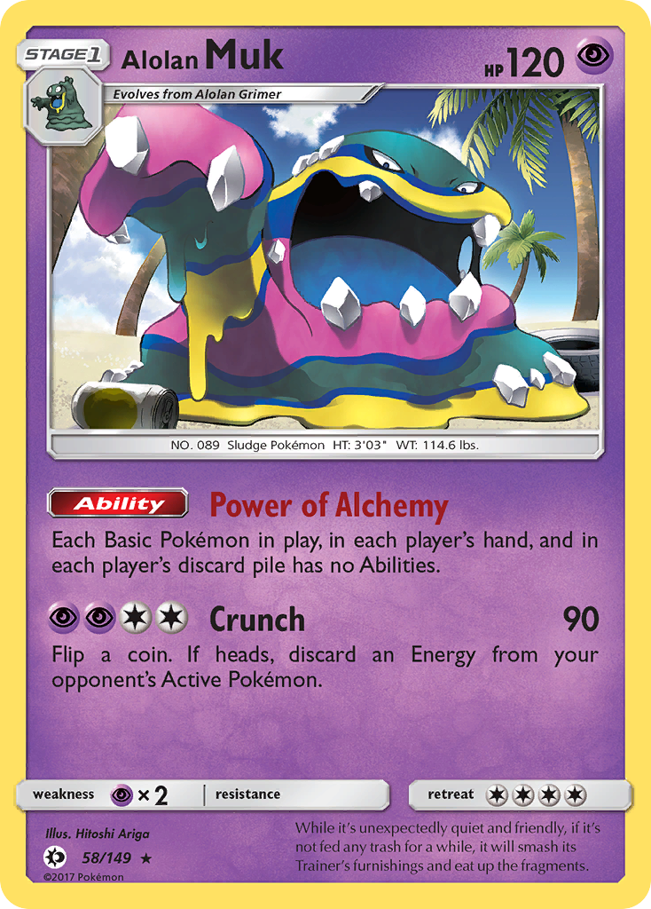 Alolan Muk (58/149) [Sun & Moon: Base Set] | Dumpster Cat Games