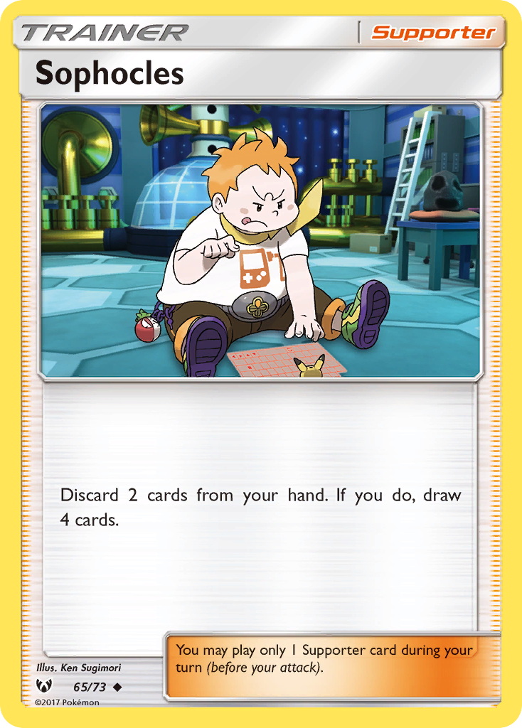 Sophocles (65/73) [Sun & Moon: Shining Legends] | Dumpster Cat Games