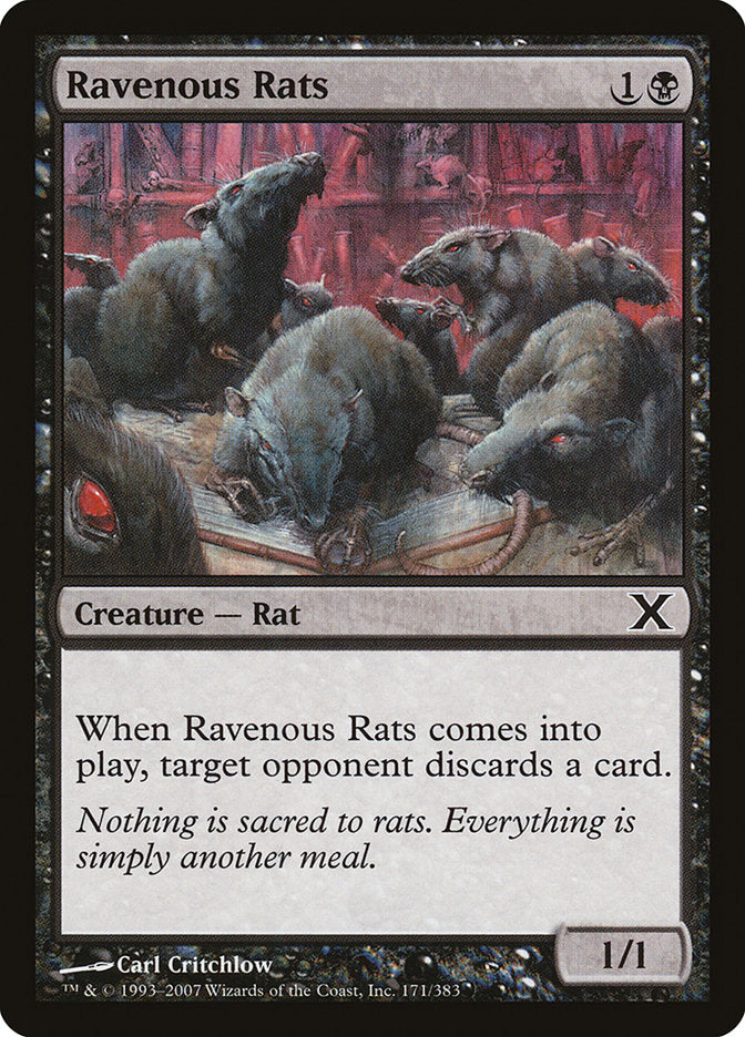 Ravenous Rats [Tenth Edition] | Dumpster Cat Games