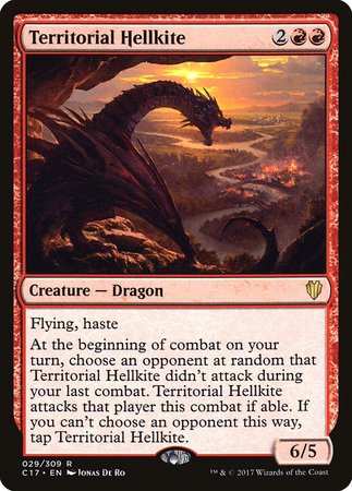 Territorial Hellkite [Commander 2017] | Dumpster Cat Games