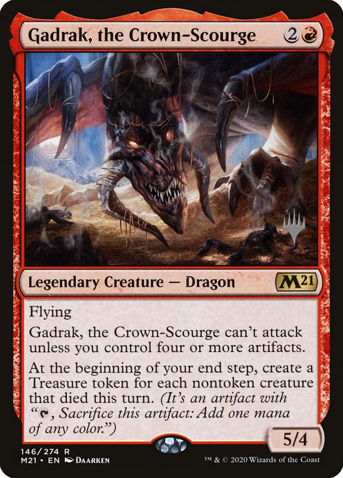 Gadrak, the Crown-Scourge (Promo Pack) [Core Set 2021 Promos] | Dumpster Cat Games