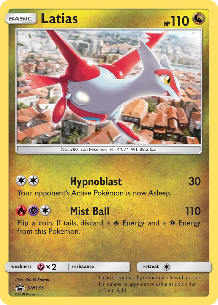 Latias (SM135) [Sun & Moon: Black Star Promos] | Dumpster Cat Games